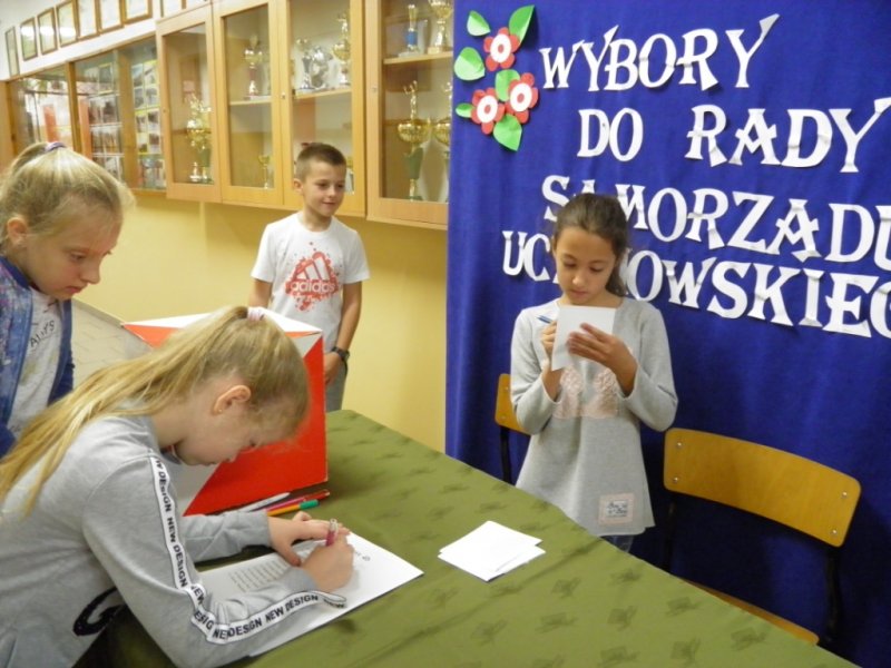 Wybory do rady samorządu uczniowskiego